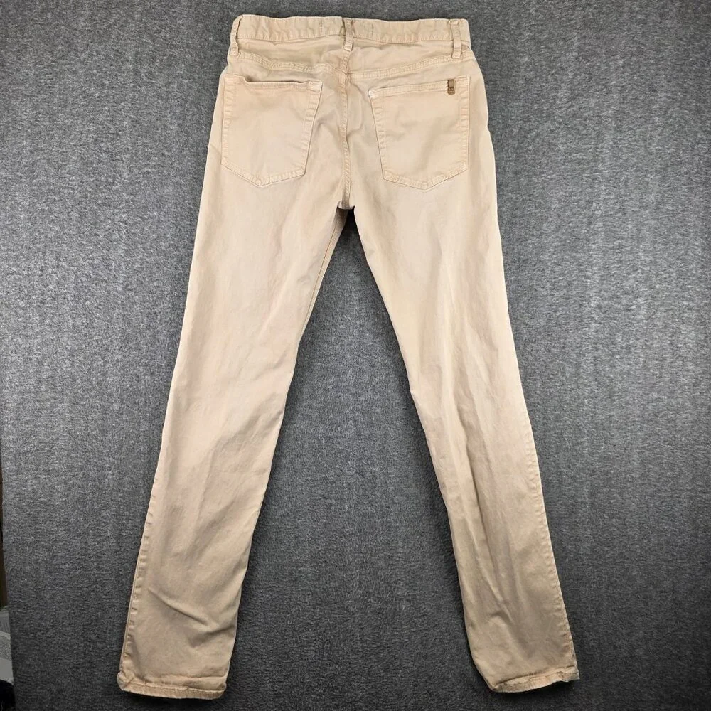 JOE'S Pants Mens 31x34 Beige Chino Slim Skinny Stretch Cotton Spandex Casual